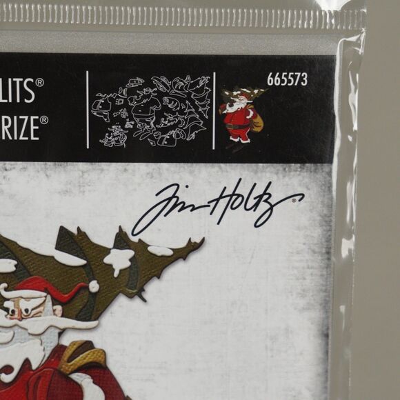 Lot of 5 Sizzix Thinlits Dies and Embossing Folder Jim Holtz Colorized Texture - Picture 7 of 16